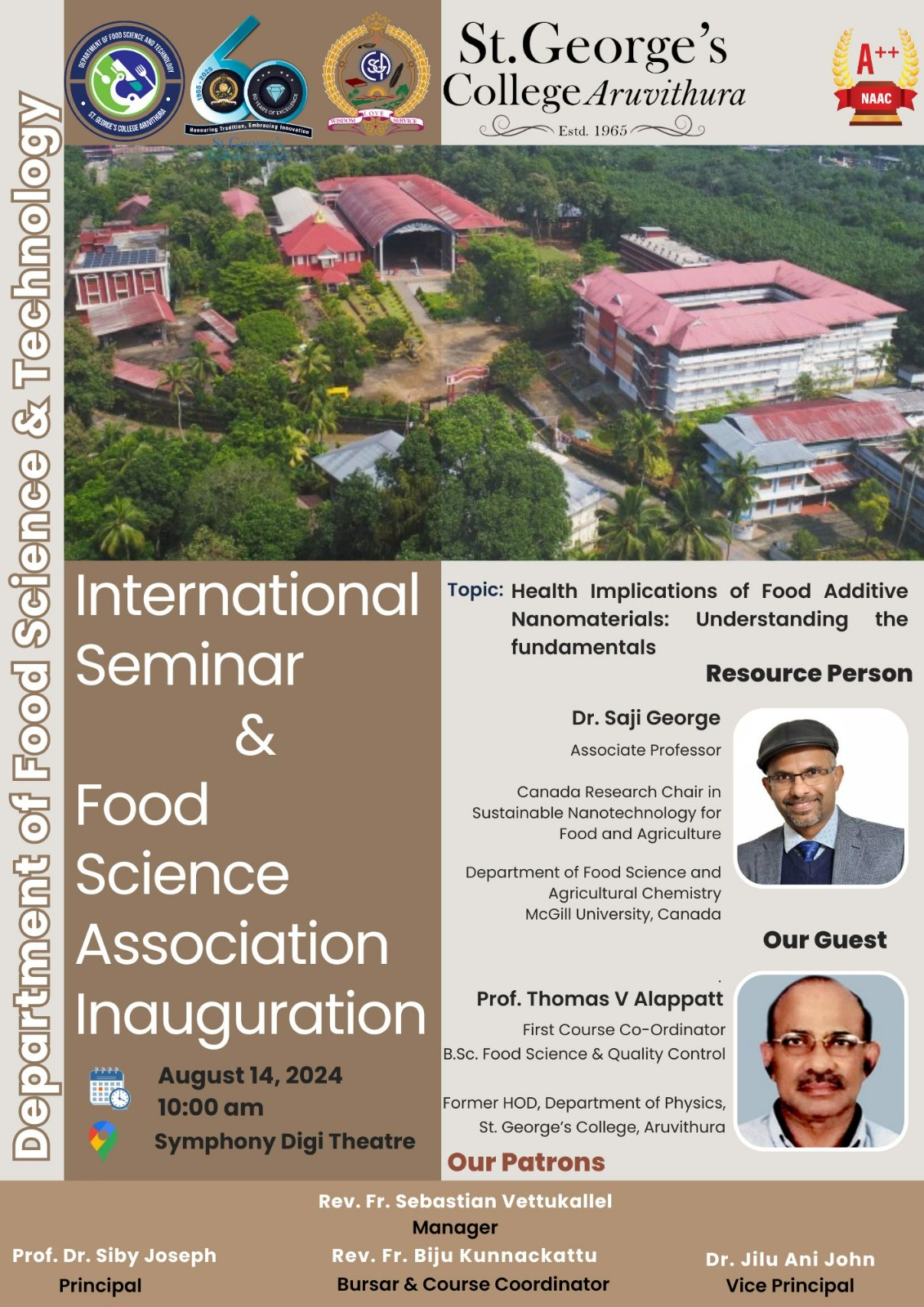 Food Science Association Inauguration